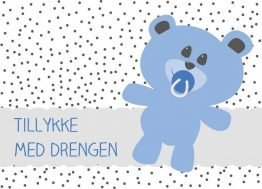 Bamse, dreng - Dåbskort